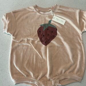 New with Tags Terrycloth onsie size 2Y-3Y